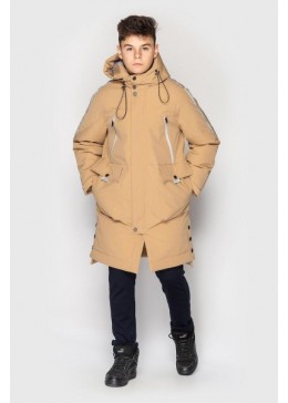 Cvetkov песочная зимняя куртка для мальчика Илон
